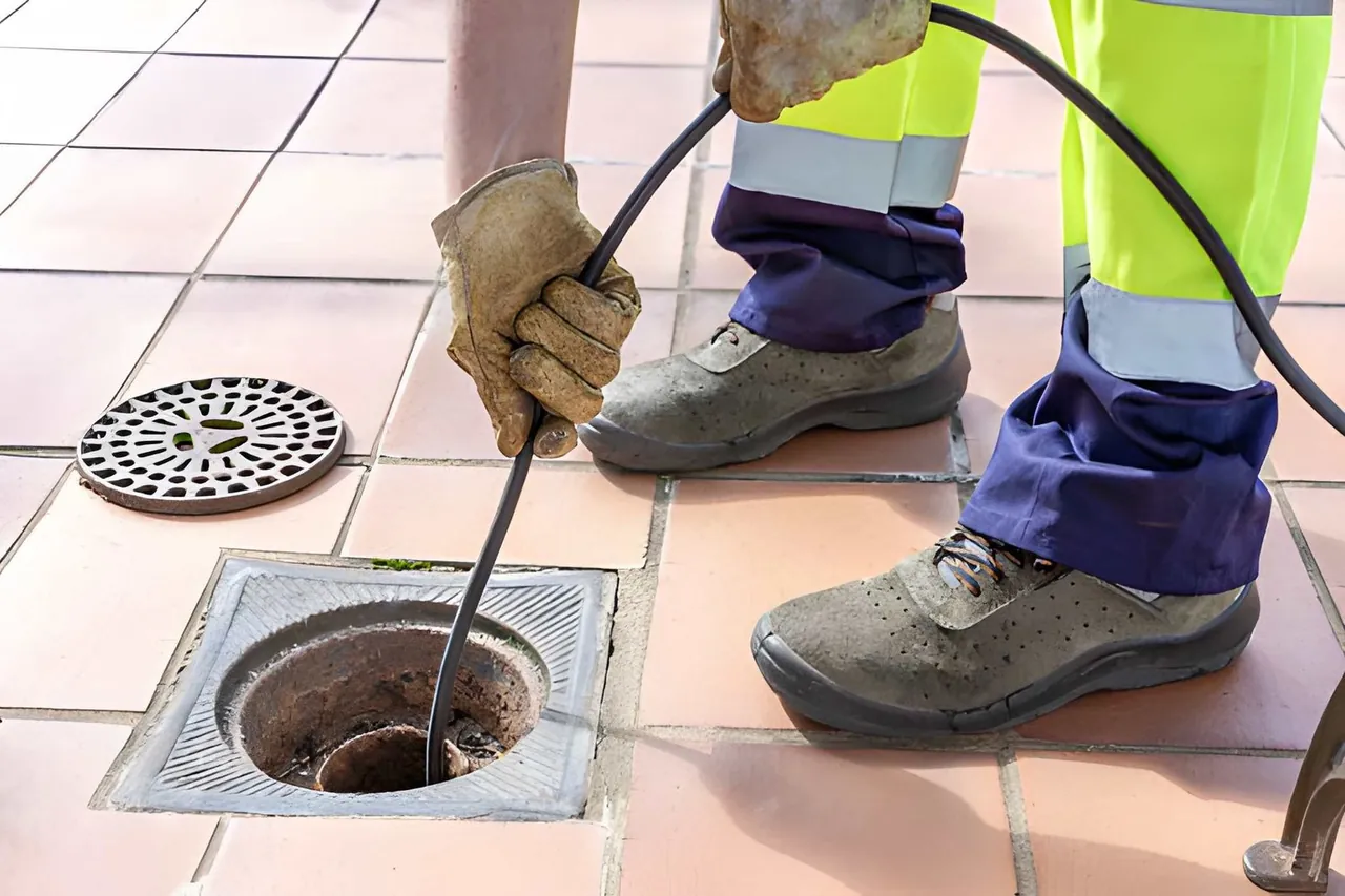 Plumbing pipework under a kitchen sink